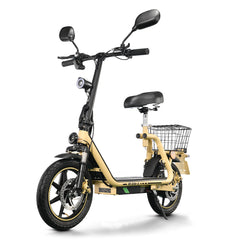 TWOFISH M5 Elite: EEC-Certified Foldable Ebike with Basket – Effortless Commuting for EU Riders
