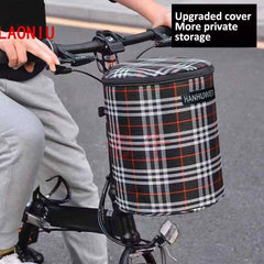Foldable Bike Basket: Quick Release & Removable Liner – The Ultimate E-Bike Accessory