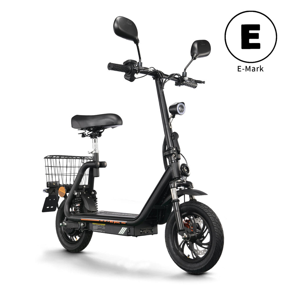 Two Fish Be TWOFISH M5 Elite: EEC-Certified Foldable Ebike with Basket – Effortles ...