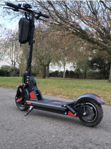 2022 New arrival | Bogist C1 Pro electric scooter with seat, Great power, 45km/h max speed, 40km, 13Ah battery, Innovative one-step folding style - With free seat photo review
