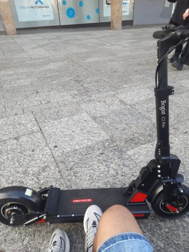 .AOVO®Bogist C1 Pro electric scooter with seat, 600W, 45km, 13.6Ah, Innovative one-step folding style, Limited 10 days! Lowest price in the industry! Clearance sale! photo review