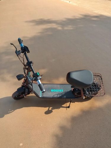 【BOGIST M5 Pro+】 Portable Mini folding eMotorcycle, 50~60 km long mileage, 500W, 48V, 15Ah battery, foldable electric scooter with seat [Ship from EU] photo review
