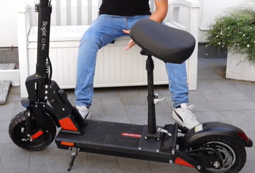 【20Ah Bogist C1 Pro】Upgraded 70km electric scooter with seat | 600W, 13Ah 40km / 20Ah 70km, Give away lock and bag, smartphone holder [Ship from EU] photo review