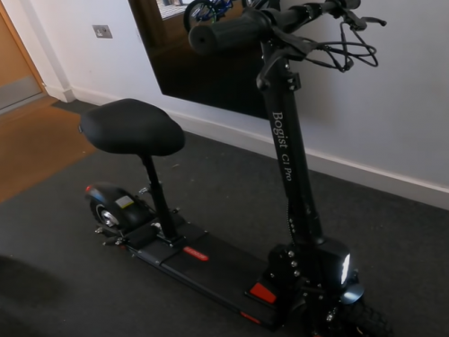 【20Ah Bogist C1 Pro】Upgraded 70km electric scooter with seat | 600W, 13Ah 40km / 20Ah 70km, Give away lock and bag, smartphone holder [Ship from EU] photo review
