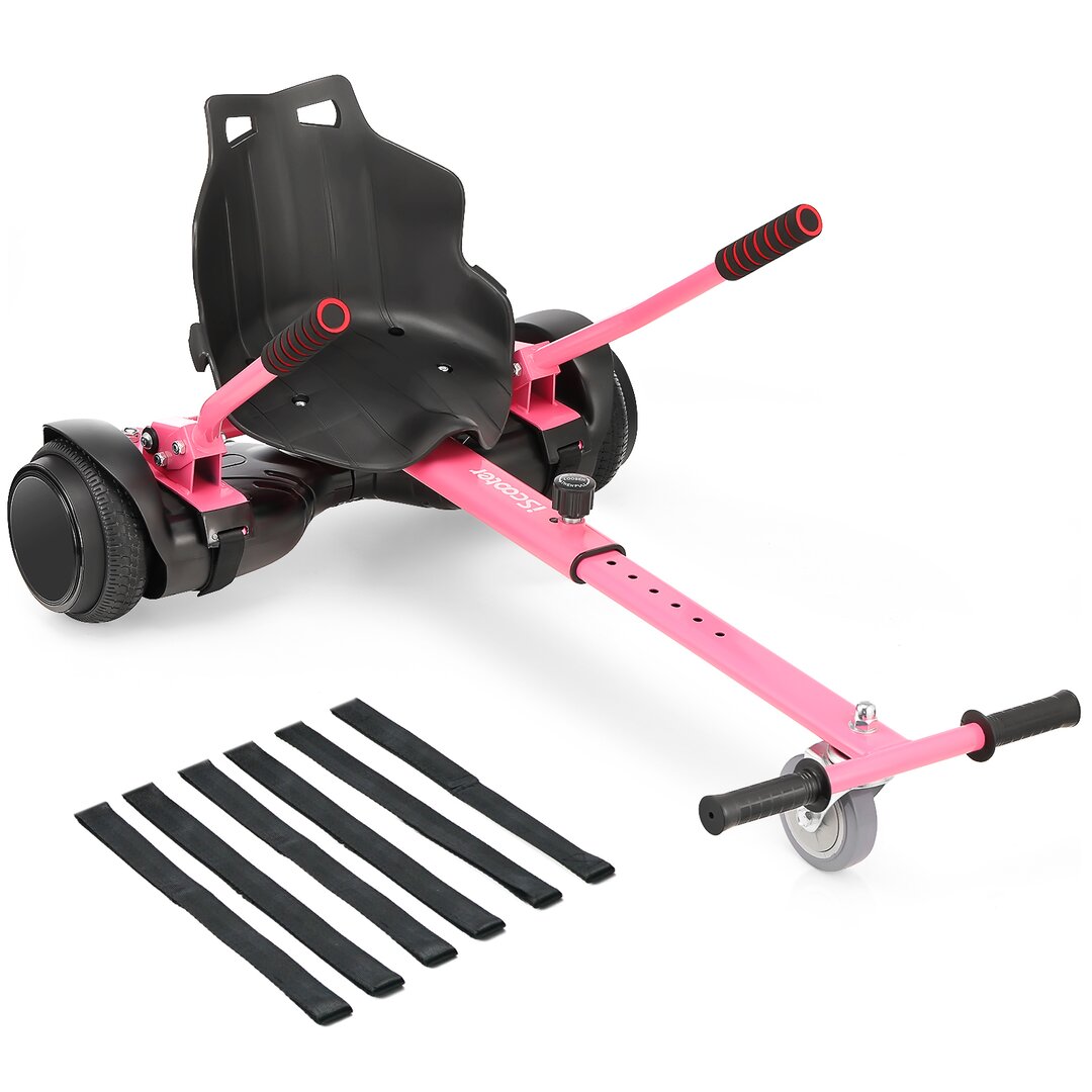 iScooter Q1 Hoverboard Seat Attachment Adjustable Frame Length Go