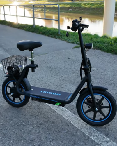 【BOGIST M5 Elite- Honey Whale】 (Zimablue version), Portable mini eMotorcycle, 500W, 48V, 45Km, 13.6Ah removable battery,14-inch Tire, EU or US shipping photo review