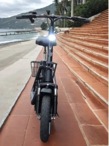 【BOGIST M5 Elite- Honey Whale】 (Zimablue version), Portable mini eMotorcycle, 500W, 48V, 45Km, 13.6Ah removable battery,14-inch Tire, EU or US shipping photo review