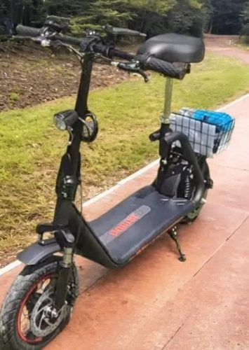 【BOGIST M5 Elite- Honey Whale】 (Zimablue version), Portable mini eMotorcycle, 500W, 48V, 45Km, 13.6Ah removable battery,14-inch Tire, EU or US shipping photo review