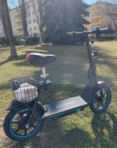 【BOGIST M5 Elite- Honey Whale】 (Zimablue version), Portable mini eMotorcycle, 500W, 48V, 45Km, 13.6Ah removable battery,14-inch Tire, EU or US shipping photo review
